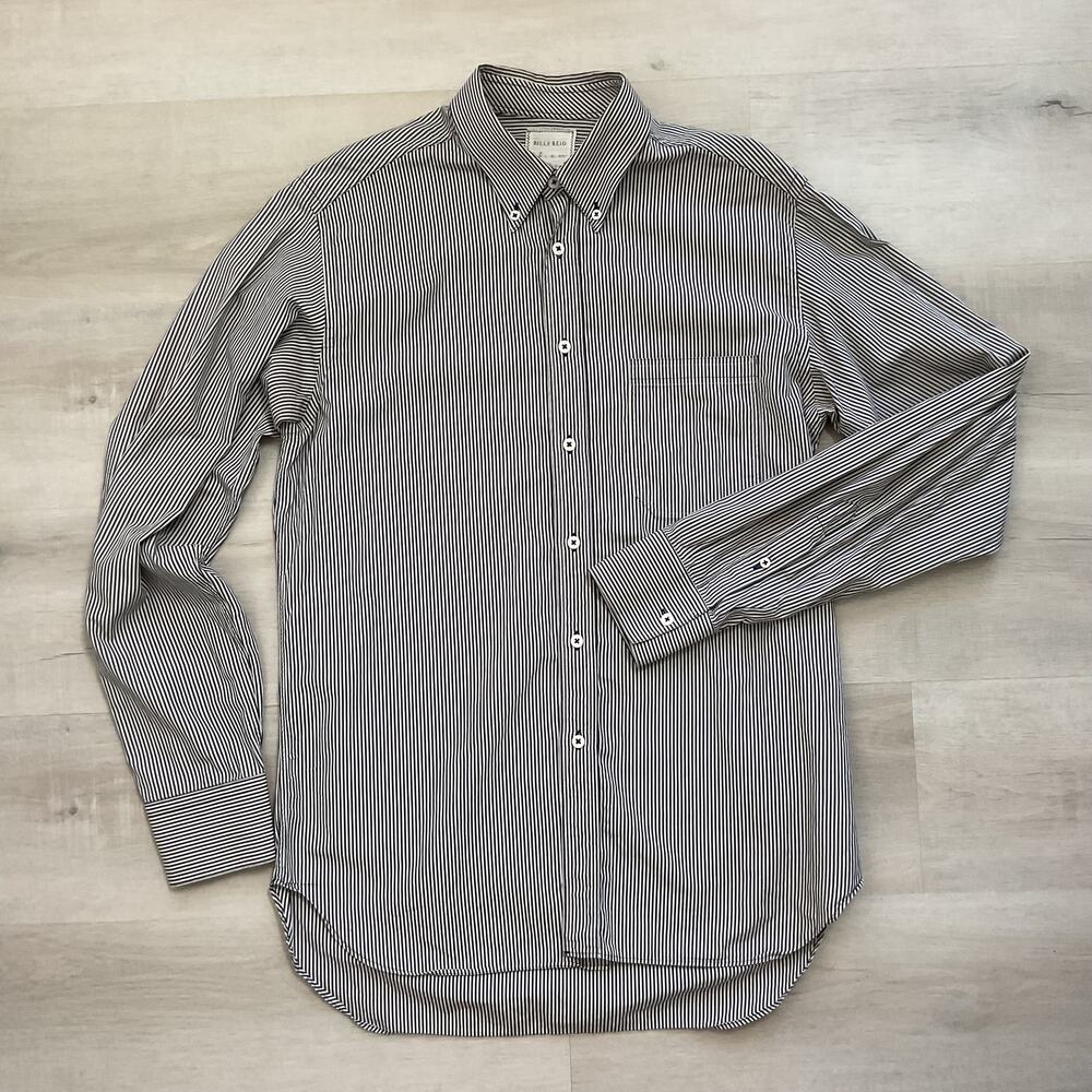 Billy Reid Button Up Dress Shirt Long Sleeve Pure Cotton Mens Medium